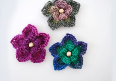 3D Crochet Flower