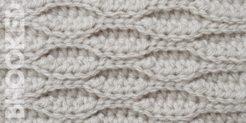 Textured Wave Crochet Stitch