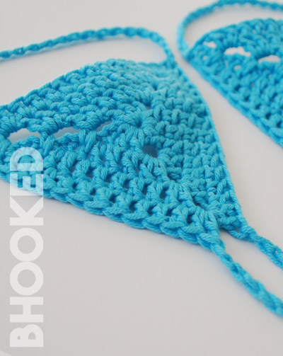 Barefoot Crochet Sandals Free Pattern from B.Hooked
