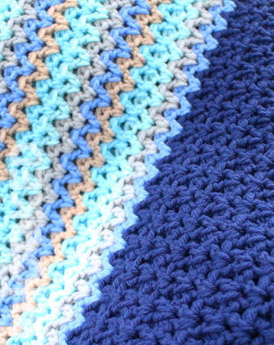 Waves Crochet Baby Blanket