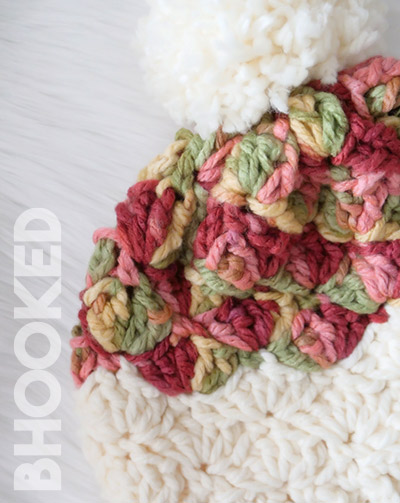 Shell Chunky Slouchy Crochet Hat
