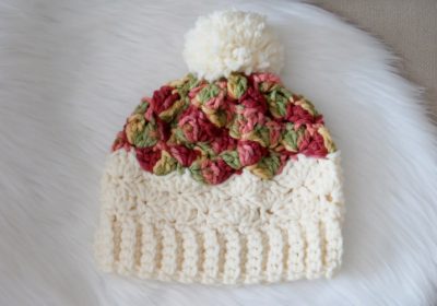 Chunky Shell Slouchy Crochet Hat