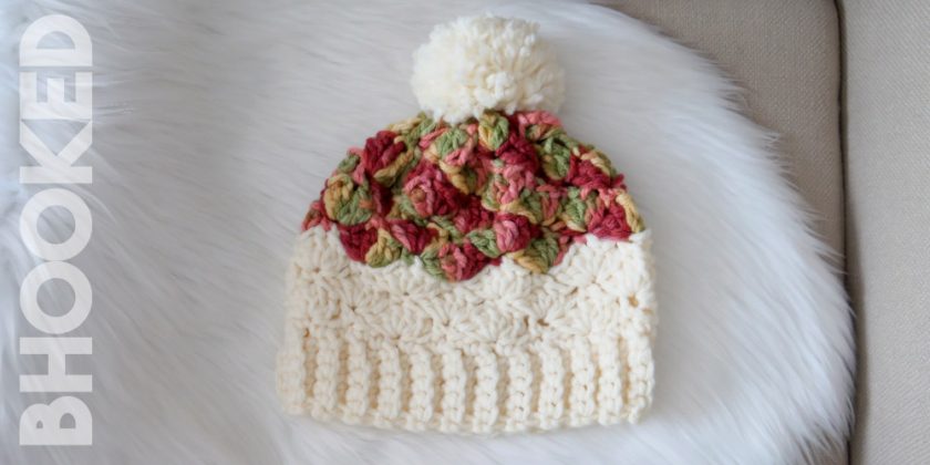 Chunky Shell Slouchy Crochet Hat
