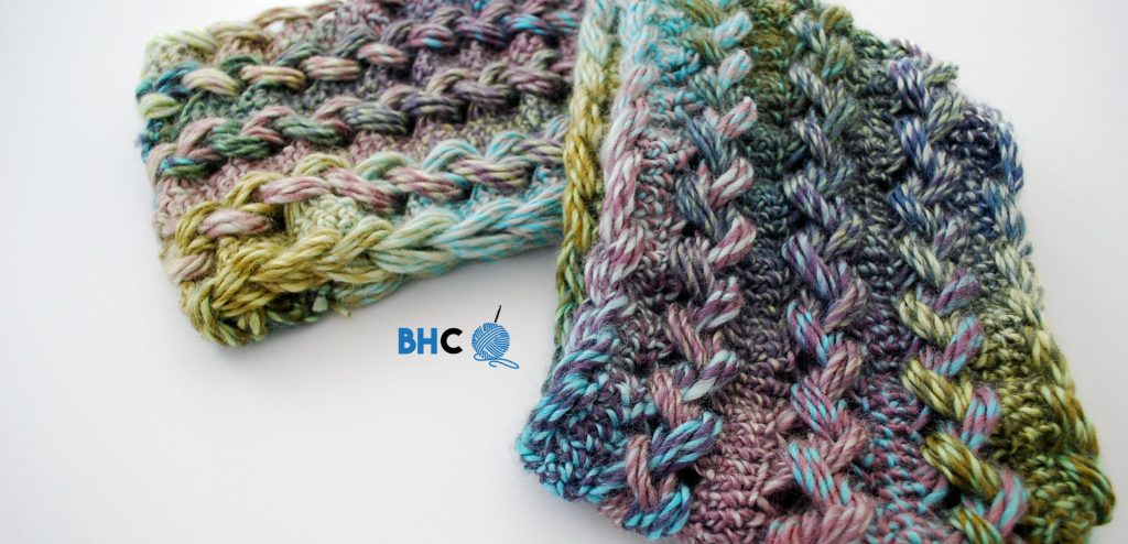 hairpin lace infinity scarf