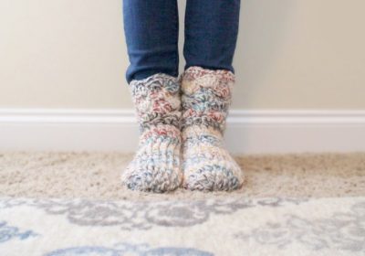 Cozy Crochet Slipper Socks