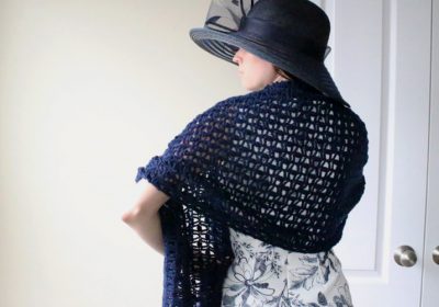 Day at the Oaks Lace Crochet Shawl
