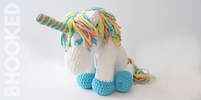 “Cuddles” the Crochet Unicorn