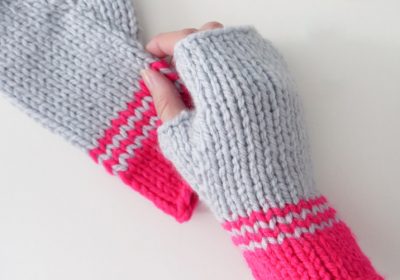 Easy Knit Fingerless Gloves