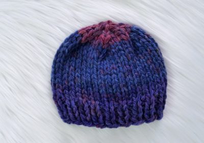 Really Easy Knit Baby Hat