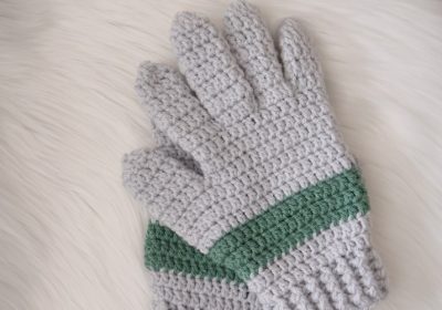 Basic Men’s Crochet Gloves