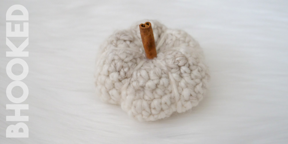 mini crochet pumpkins
