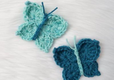 How to Make a Simple Crochet Butterfly + Free Pattern