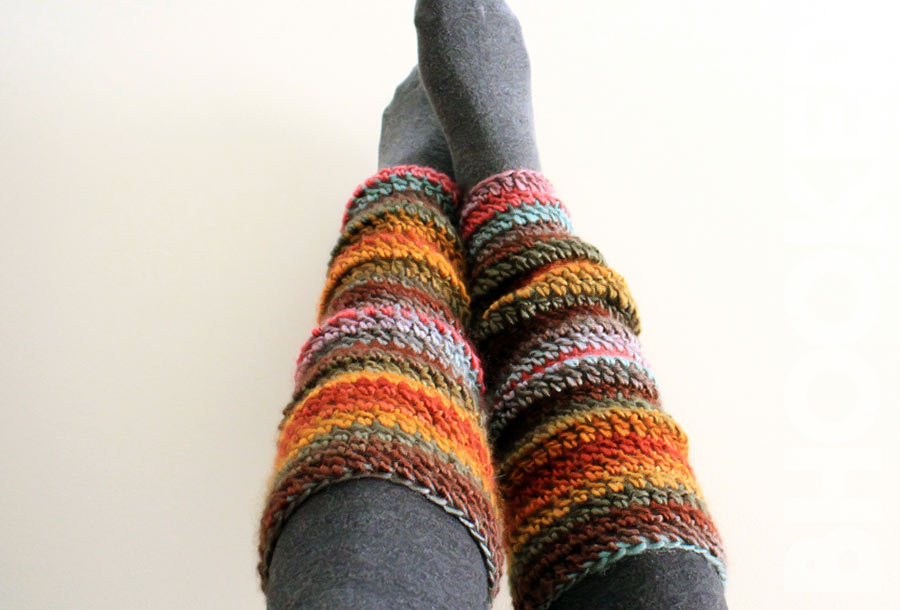 Beginner-Friendly Crochet Leg Warmers Free Pattern from B.Hooked