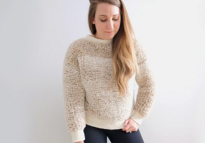 Faux Fur Knit Sweater