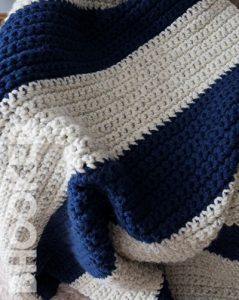 Beginner Crochet Blanket Free Pattern &amp; Tutorial