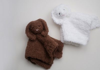 Crochet Bunny Lovey Blanket