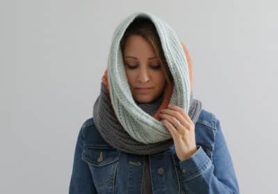 How to Make a Crochet Snood Scarf