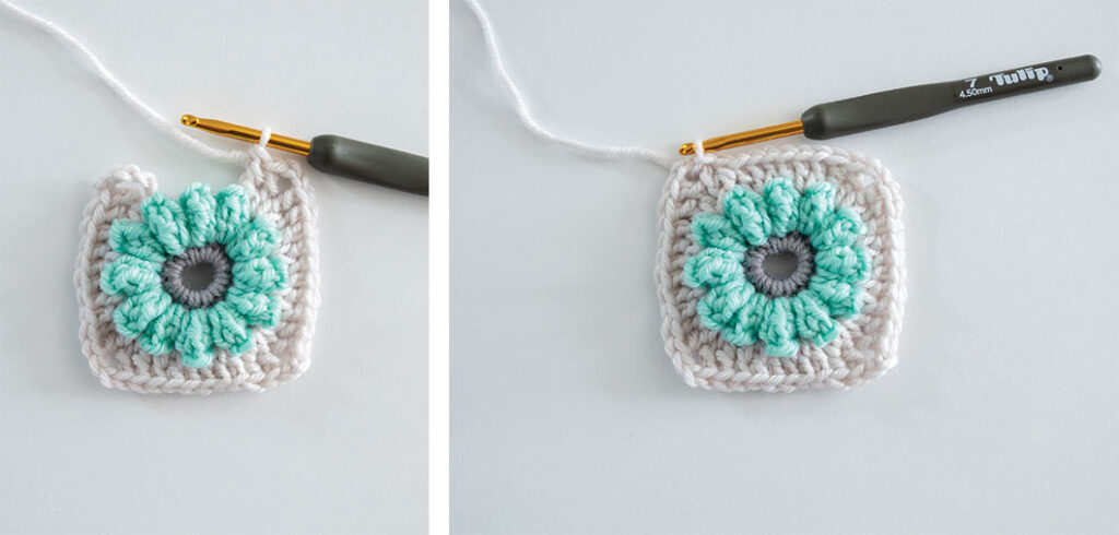 How to Make a Crochet Flower Granny Square + Free Pattern