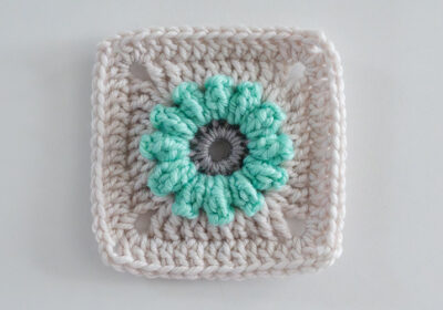 How to Make a Crochet Flower Granny Square + Free Pattern