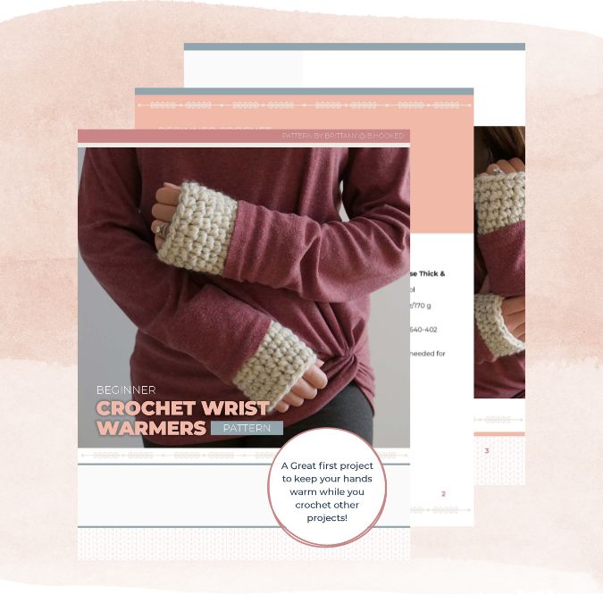 How to Crochet Wrist Warmers for Beginners in 2024 + Free Pattern!
