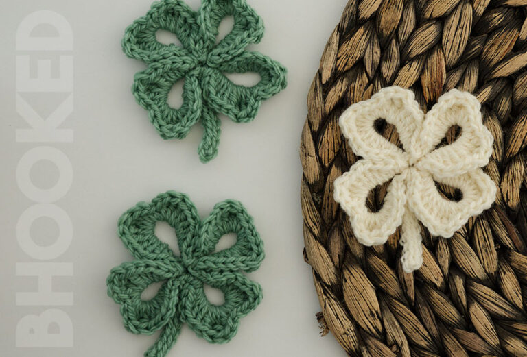 How to Crochet a FourLeaf Clover in Under 15 Minutes (Free Pattern!)