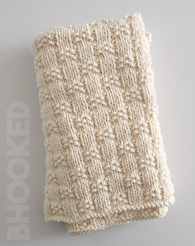 EASY Modern Baby Blanket Knitting Pattern for New Knitters