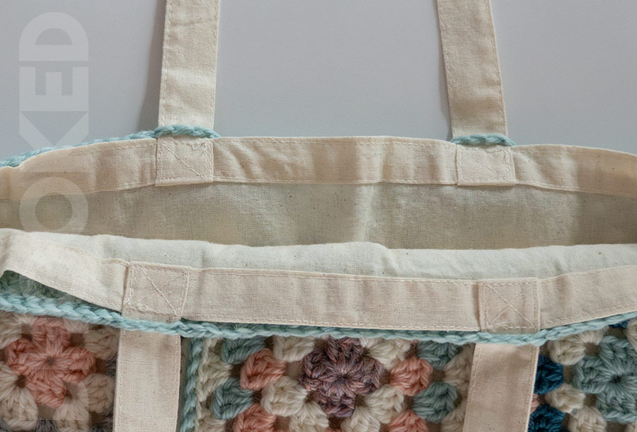 A Quick Canvas Bag DIY: With Granny Squares!