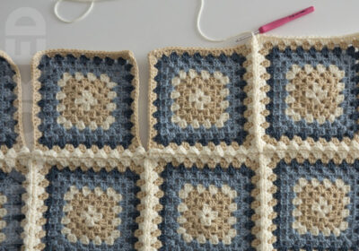 Easily Join as You Go Granny Squares Step-by-Step