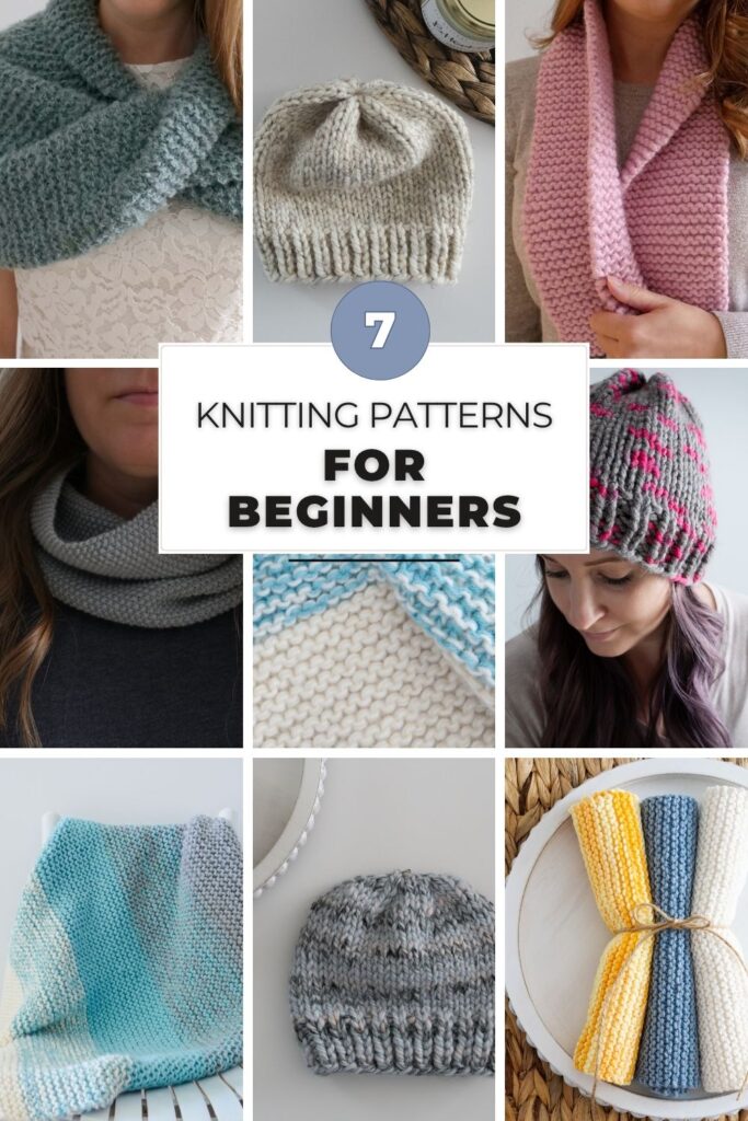 free easy knitting patterns for beginners